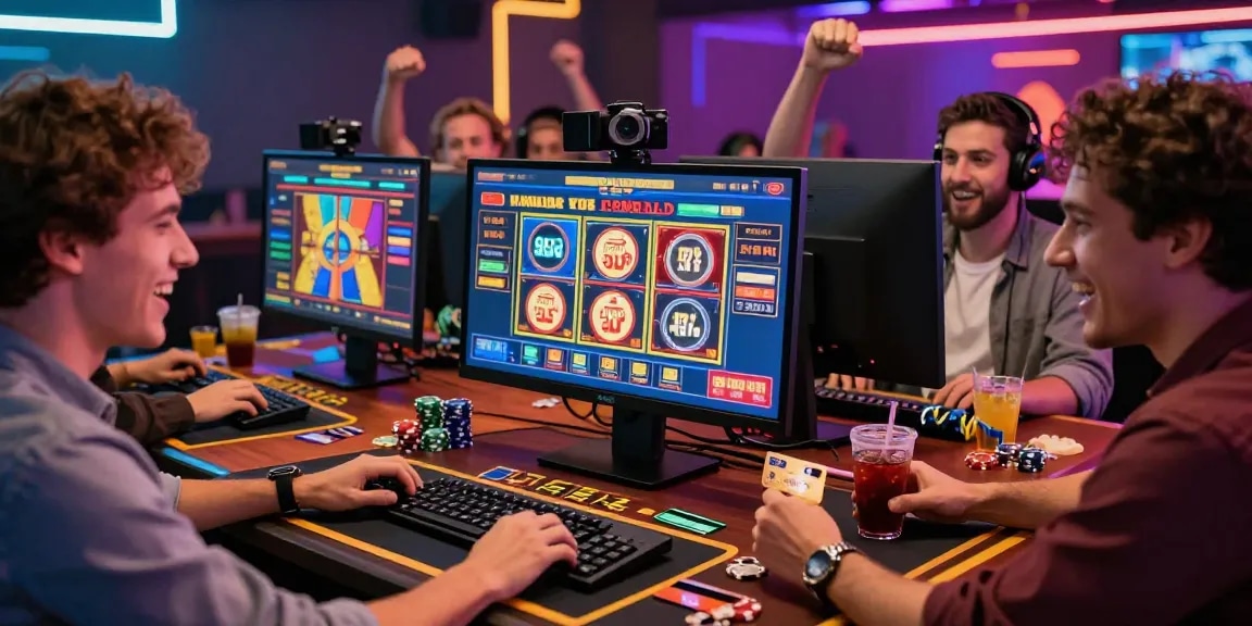 Experience the thrill of https://lctltd.co.uk with friends enjoying credit card casinos and vibrant games.