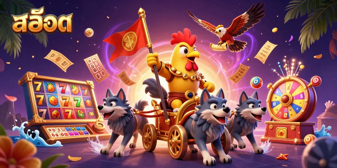 Play инновацииzhaku_slot สล็อต in a vibrant 3D casino adventure showcasing dynamic elements and engaging characters.