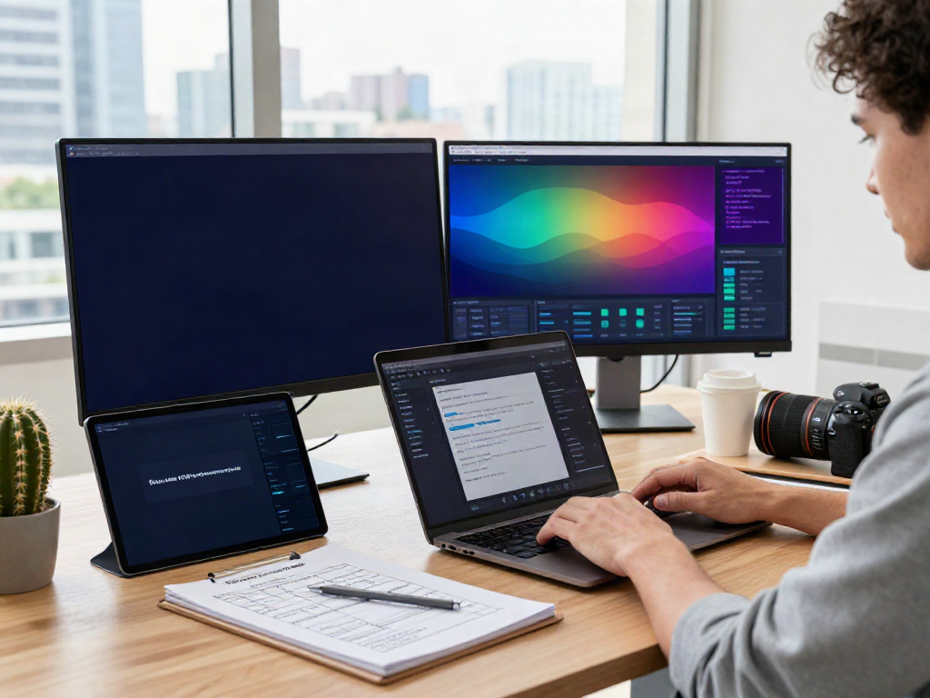Team collaborating on instant indexing strategies in a modern office workspace.
