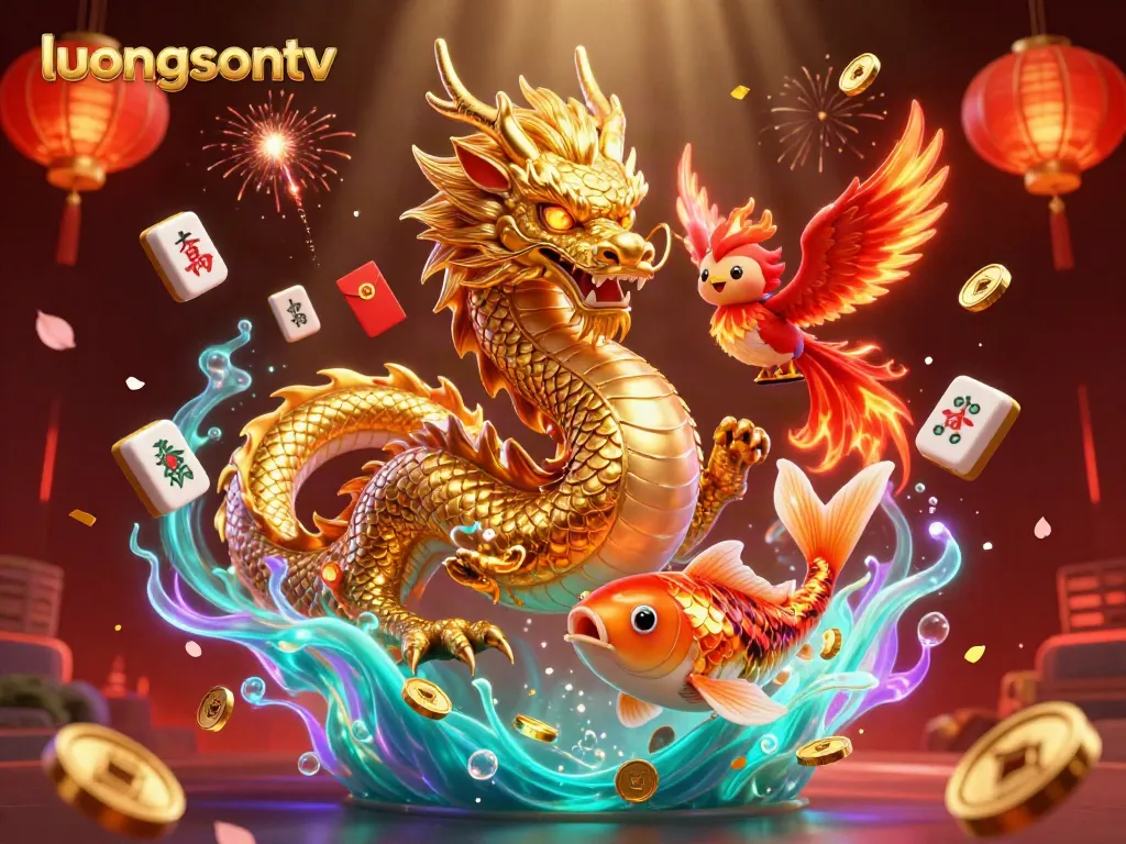 Engage in immersive gameplay with Luongsontv, featuring vibrant visuals and dynamic gambling elements.