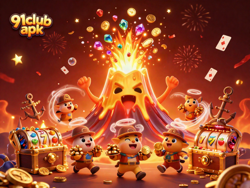 Play exciting games with 91club apk, featuring dynamic symbols and vibrant visual elements.