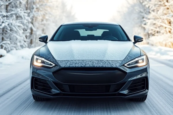 Enhancing PPF winter road salt protection on vehicles for winter resilience.