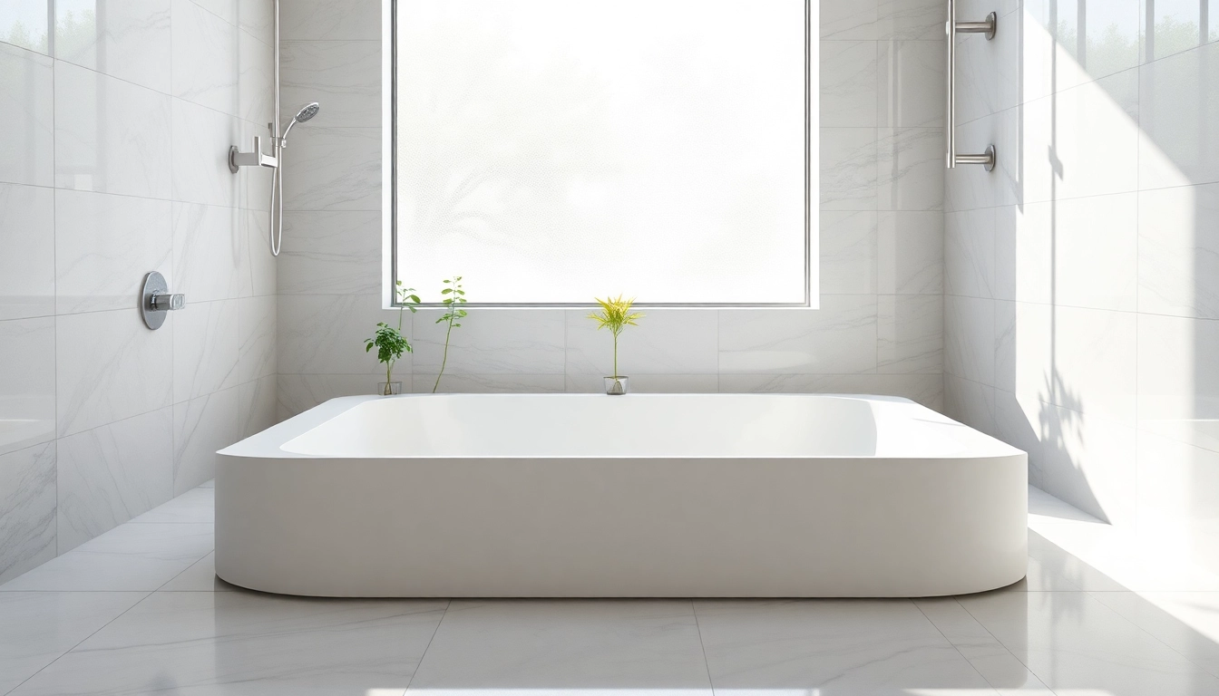 Showcasing elegant shower bases enhancing a modern bathroom's aesthetic and functionality.