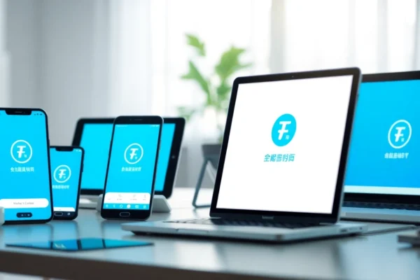 在多种设备上显示的快连下载应用，实现安全与快速连接