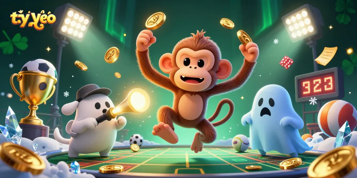 Engage with tỷ lệ kèo sports betting in a lively haunted casino scene, featuring dynamic elements and characters.