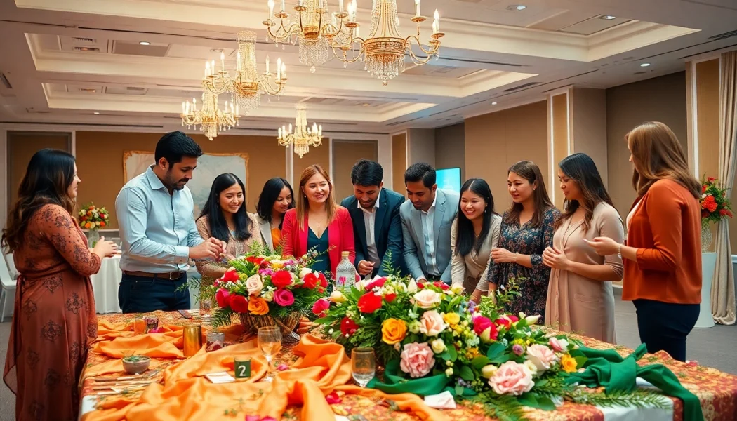 Plan an unforgettable event with Casablanca Hire Events; vibrant teamwork at a beautifully set table.