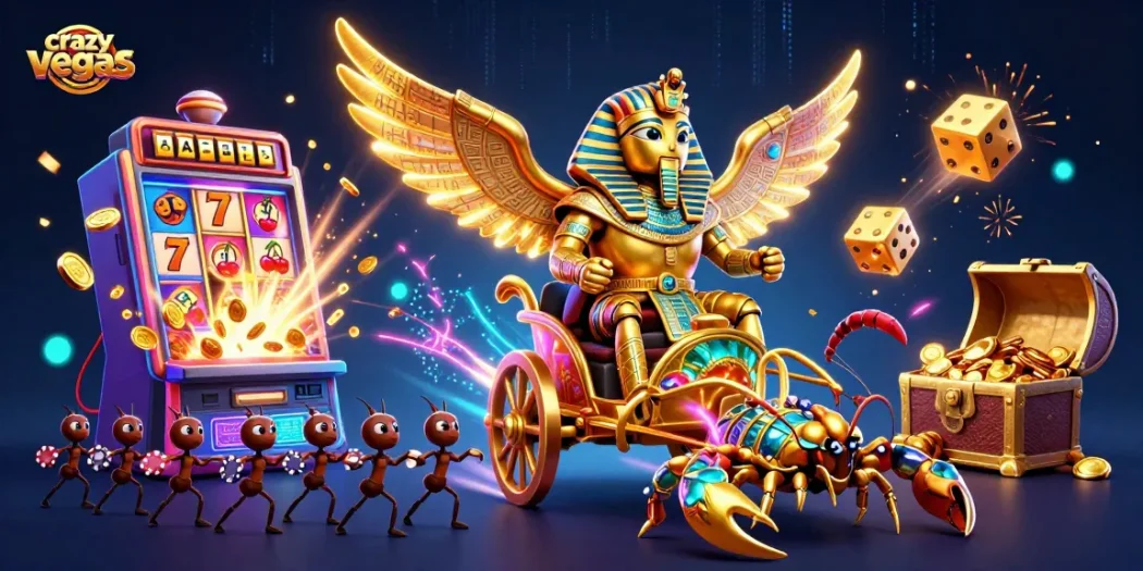Experience the thrill of crazyvegas with vibrant jackpots and animated casino excitement!